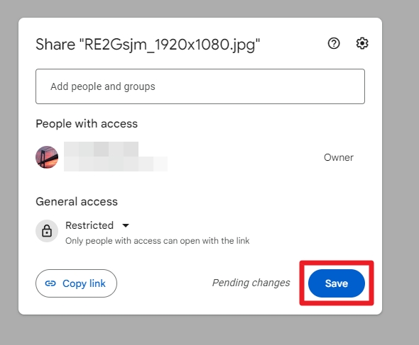 save - How to Unshare Google Drive Files That You've Shared 11
