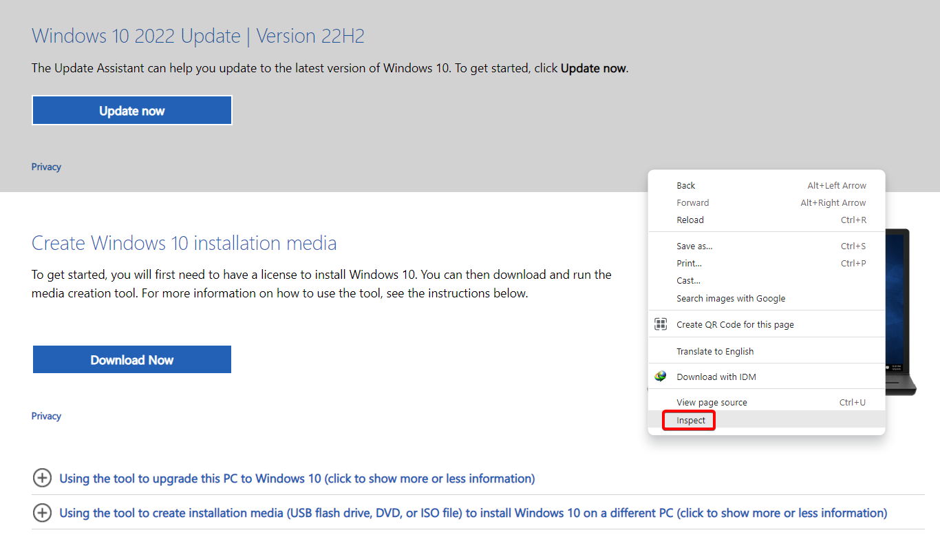 w3 - How to Download Windows 10 ISO Without Media Creation Tool 9