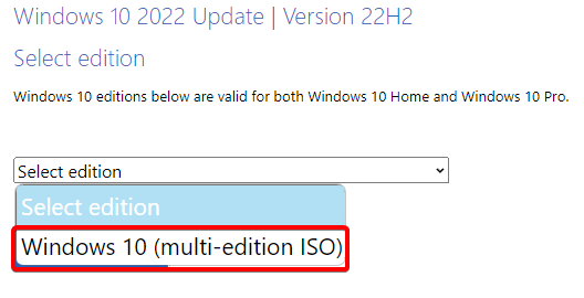 w6 - How to Download Windows 10 ISO Without Media Creation Tool 15