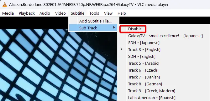 b7 - How to Remove Embedded Subtitles from MKV Files 17