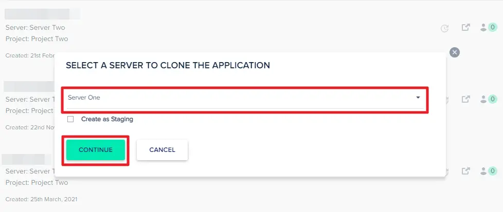continue 6 - How to Move a Site Between Servers in Cloudways (With Picts) 9