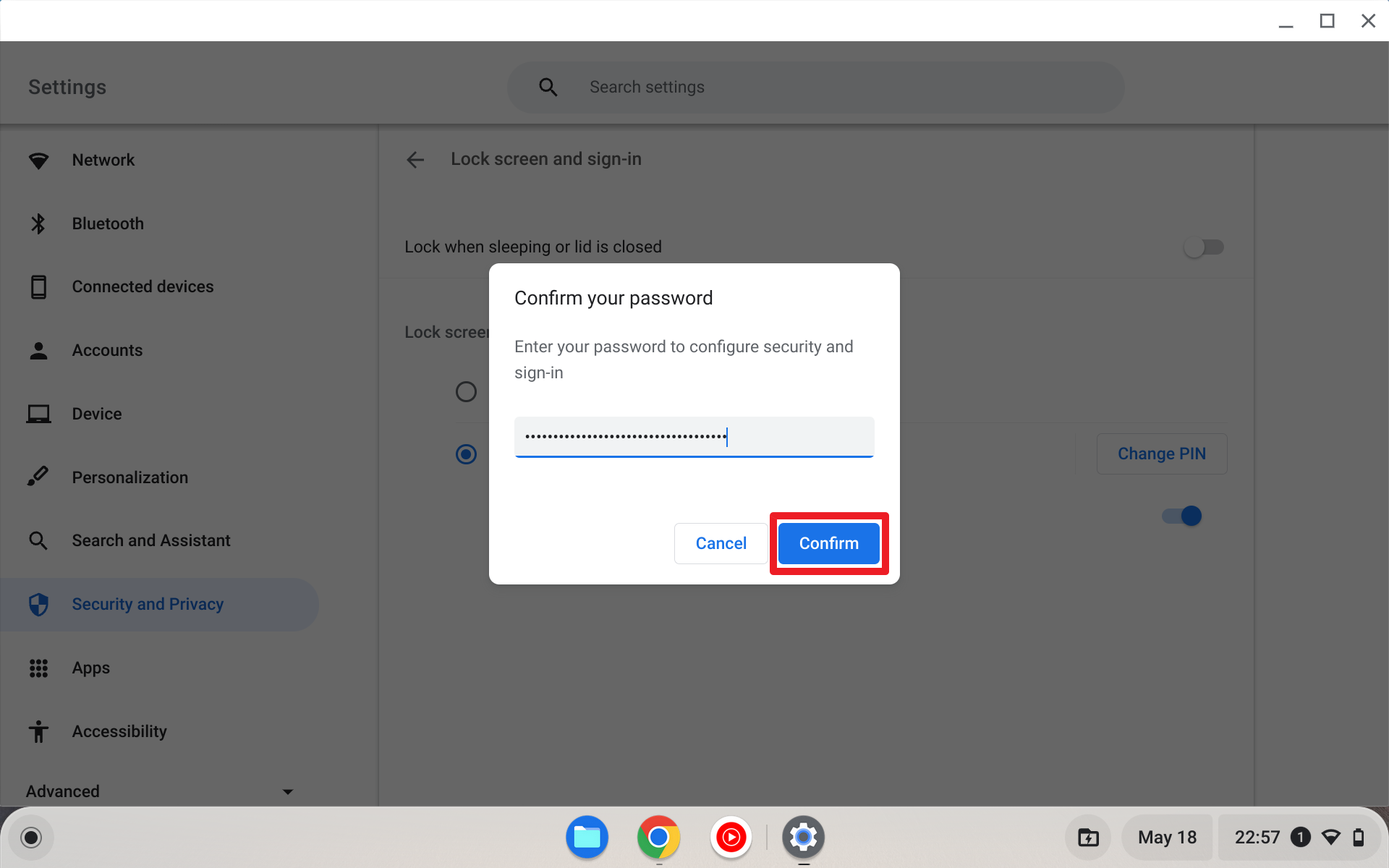 Screenshot 2023 05 18 22.57.38 - Secure Your Chromebook: 3 Simple Steps to Lock Your Screen 11