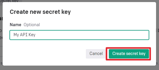 create secret key - How to Get Your OpenAI API Key for GPT Applications 13