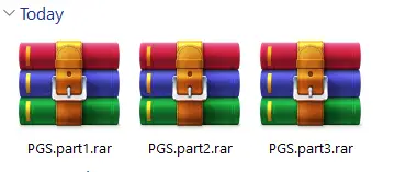 f7 - How to Split a Large File Into Smaller Parts in WinRAR 17