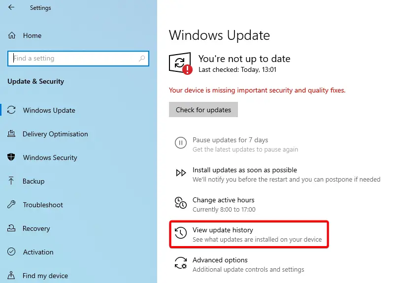 r3 - How to Uninstall a Windows 10 Update That Causing Problems 9
