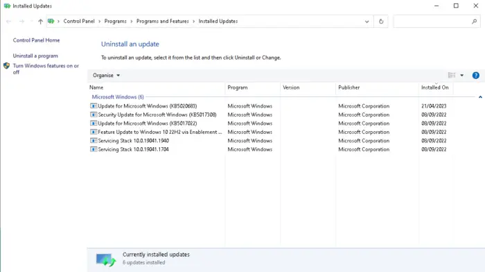rcov - How to Uninstall a Windows 10 Update That Causing Problems 14