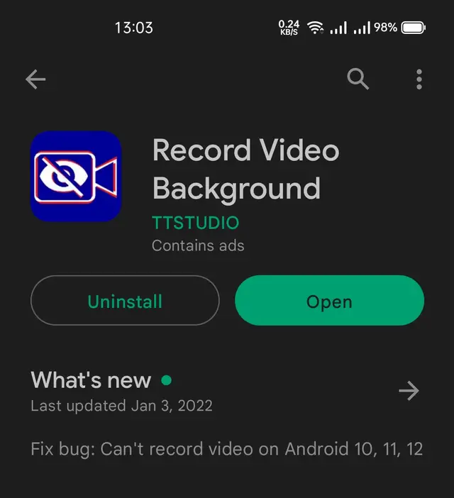 t1 - How to Record Video Discreetly With Display Off on Android 5