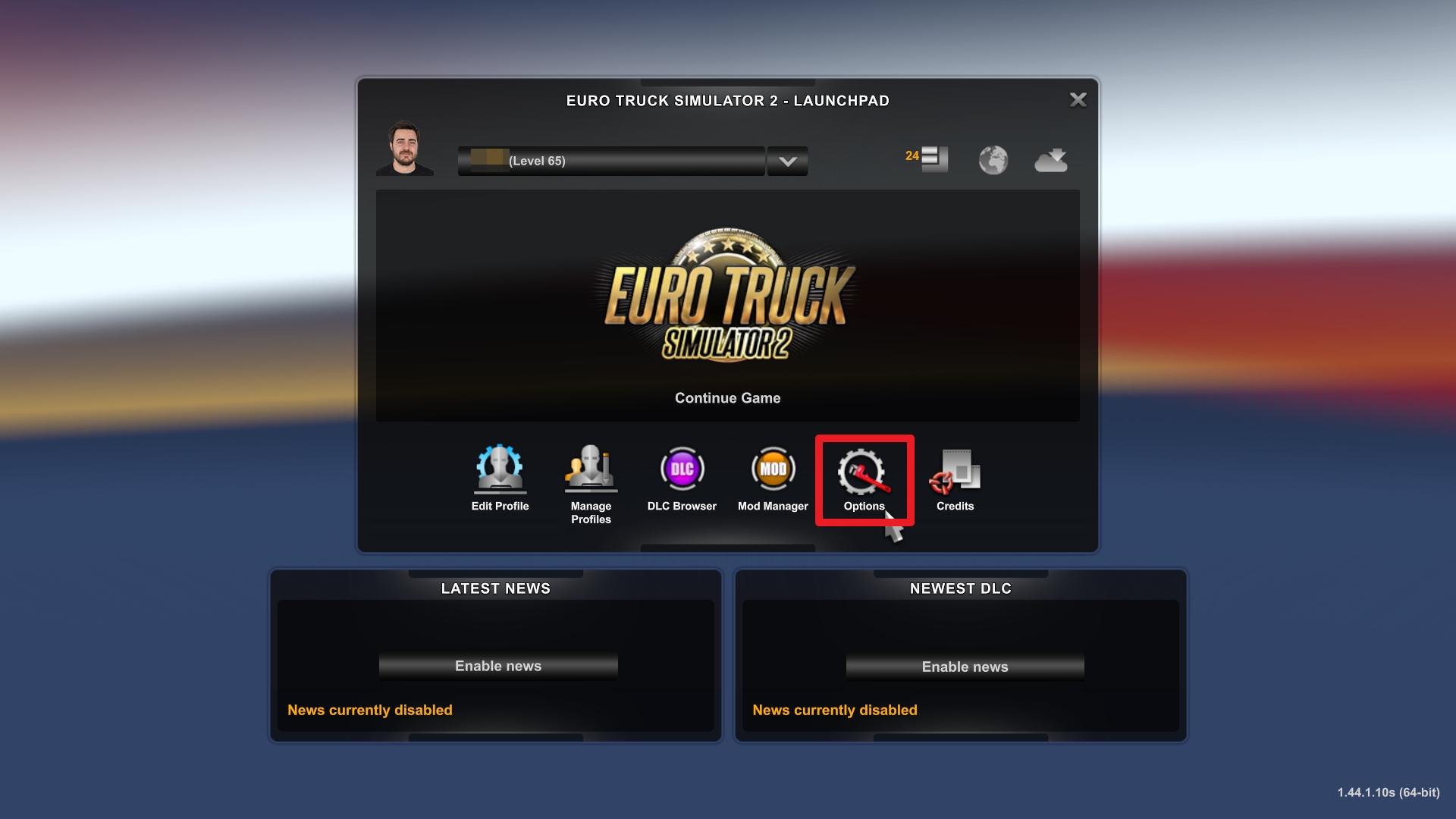 options - How to Change ETS2 In-Game Language 5