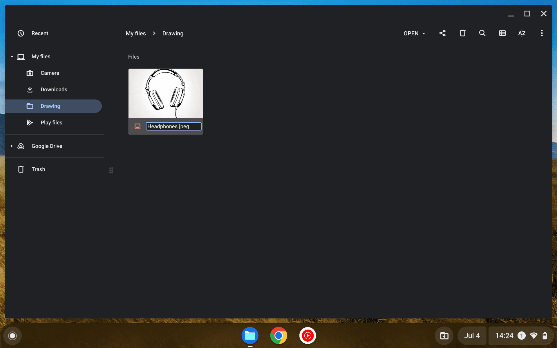 Screenshot 2023 07 04 14.24.41 - How to Rename a File on Chromebook using the Files app 11