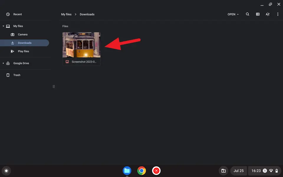 Screenshot 2023 07 25 16.23.24 - How to Screenshot a Certain Area on Chromebook 23