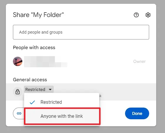 Image 016 - How to Make Google Drive Folder Public 11