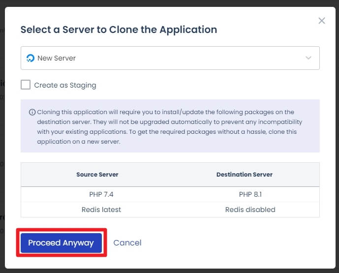 Image 045 - How to Move a Site Between Servers in Cloudways (With Picts) 35