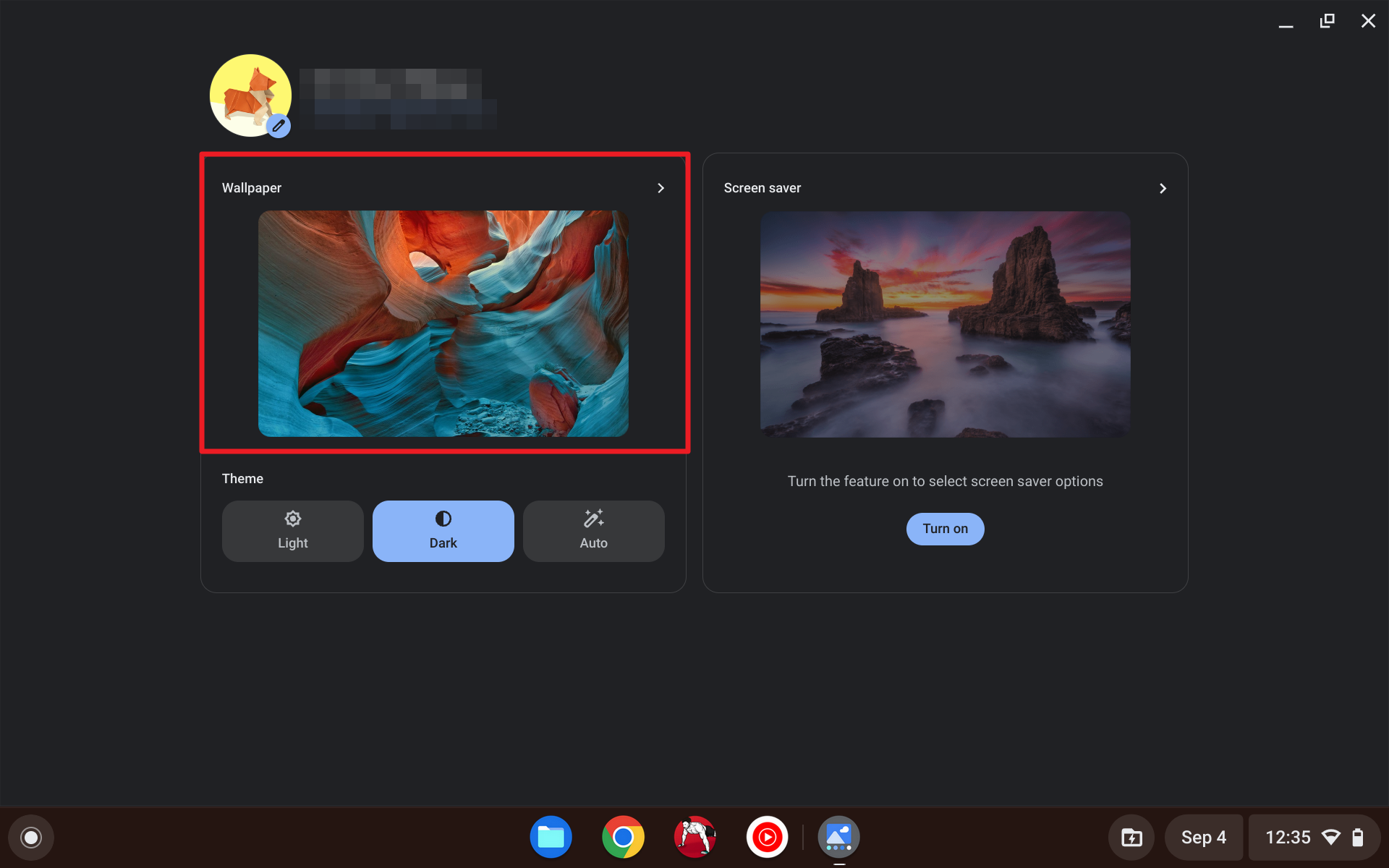 Screenshot 2023 09 04 12.35.03 - How to Change Desktop Background on Chromebook 9