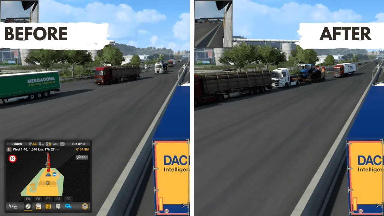 How to remove route advisor on screen - How to Hide Route Advisor in ETS2 (Dashboard & Screen) 5