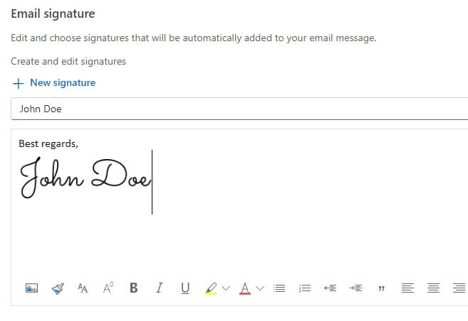 Image 228 - How to Add a Signature in Microsoft Outlook 9
