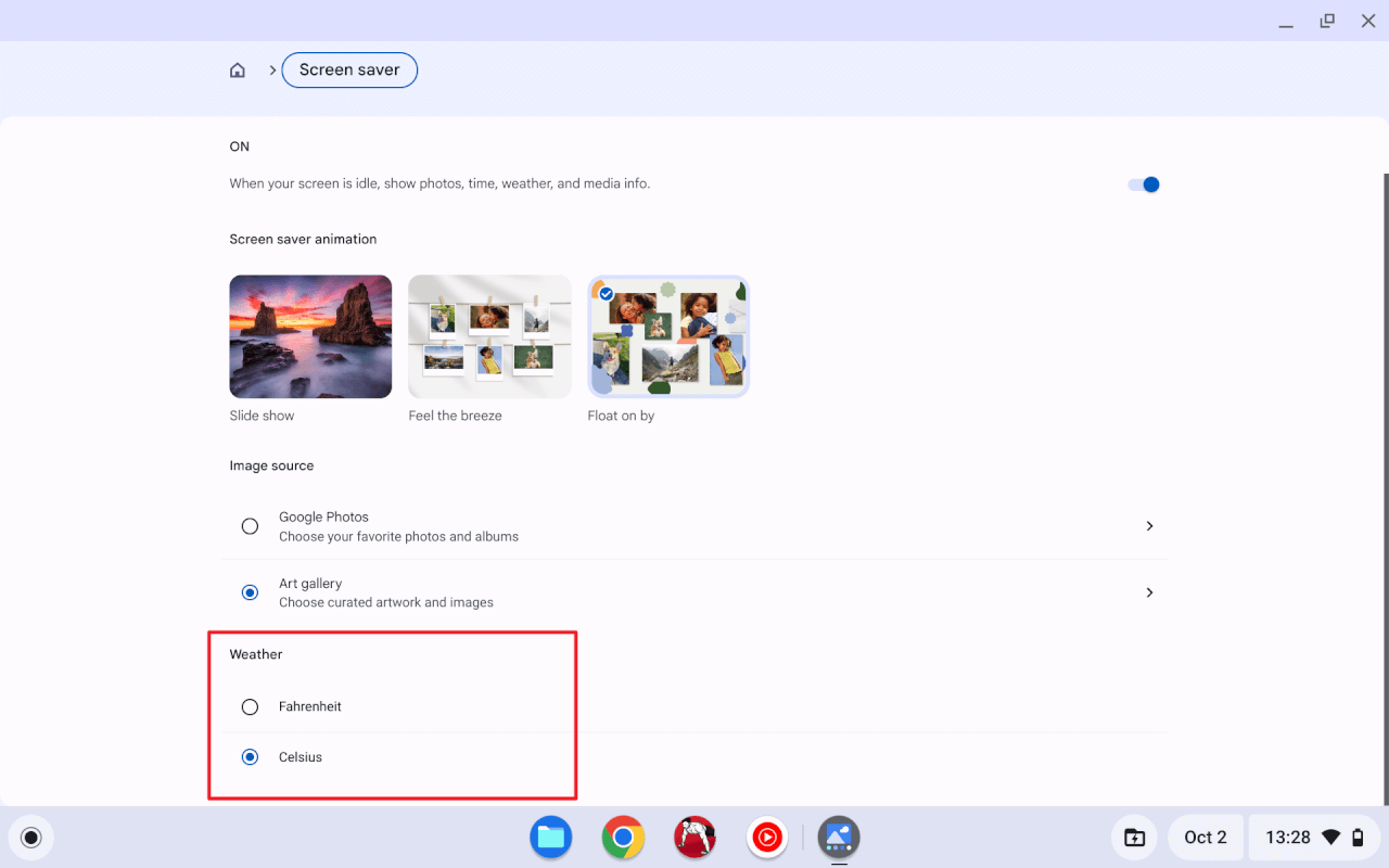 Screenshot 2023 10 02 13.28.35 - How to Set Screen Saver on Chromebook 17