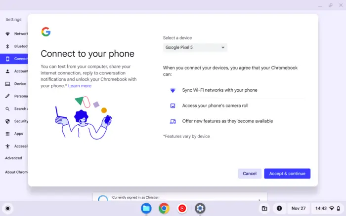 How to Connect a Phone to a Chromebook - How to Connect an Android Phone to a Chromebook 15
