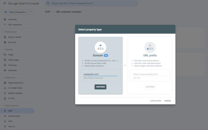 How to Verify Website on Search Console via Domain Method