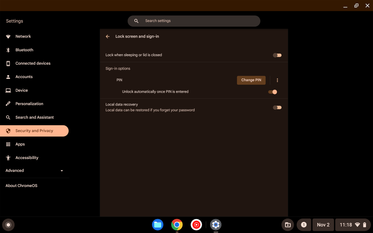 Screenshot 2023 11 02 11.18.48 - How to Change Chromebook 6-Digit Login PIN 5