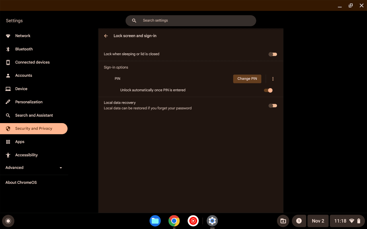 How to Change Chromebook 6-Digit Login PIN