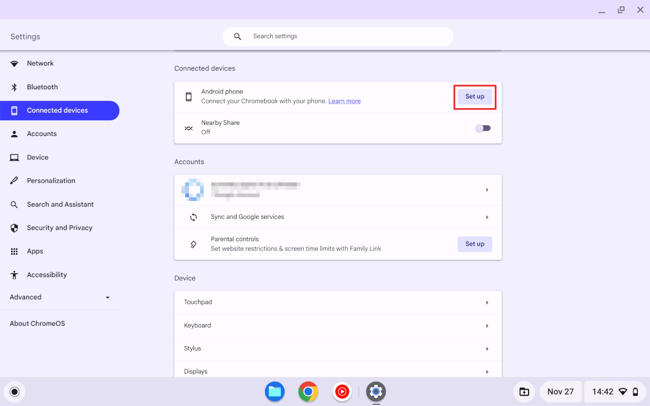 Screenshot 2023 11 27 14.42.32 - How to Connect an Android Phone to a Chromebook 7