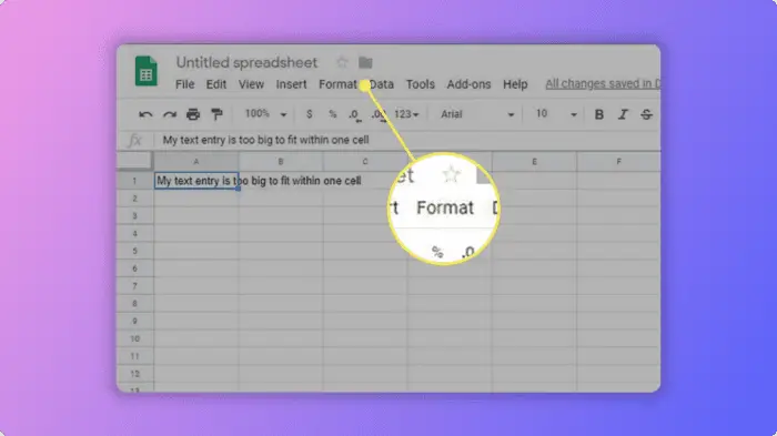 How To Automatically Expand Text to Fill Entire Cells in Google Sheets