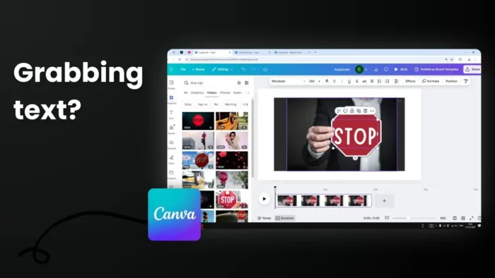 can you remove text from a video in canva - How to Hide Text in Videos Using Canva 2024 3