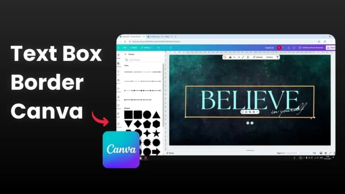 How to Add Border to Text Box in Canva