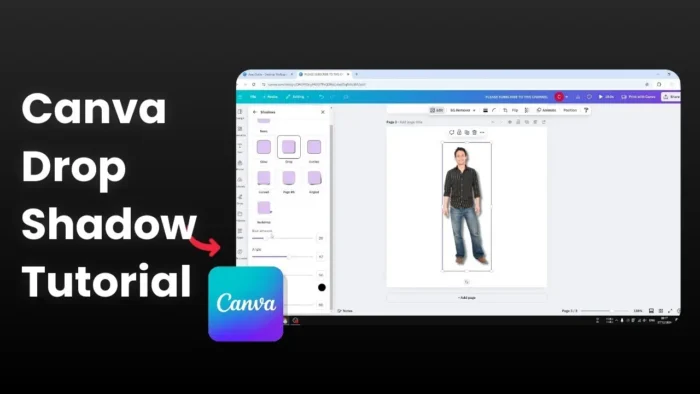 How to Add Drop Shadow Effects in Canva