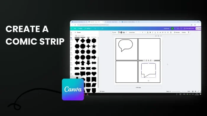 how to create a comic strip in canva - How to Make a Simple Comic Strip Frame in Canva 3