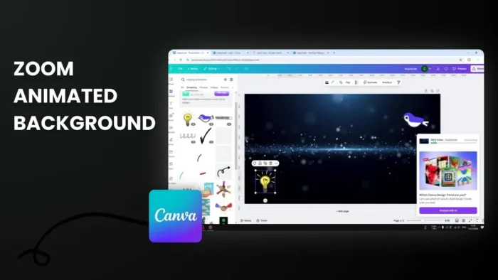 How to Make an Animated Zoom Background in Canva