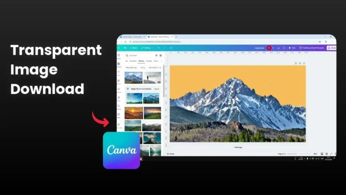 How to Make and Download Images with Transparent Background in Canva