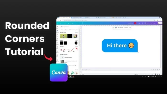 How to Create Rounded Corners in Canva