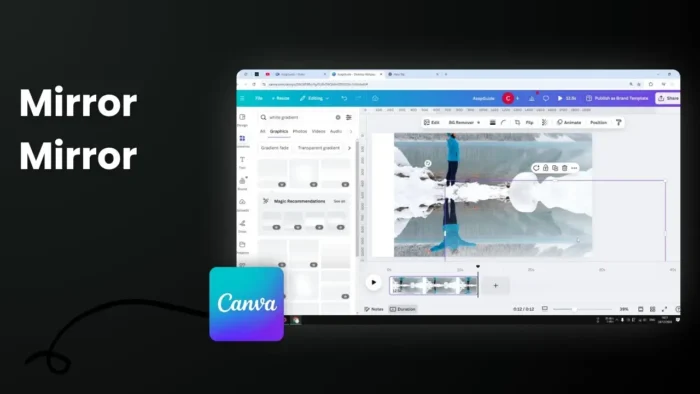 how to mirror video in canva - How to Create Mirror Effects for Videos in Canva 3