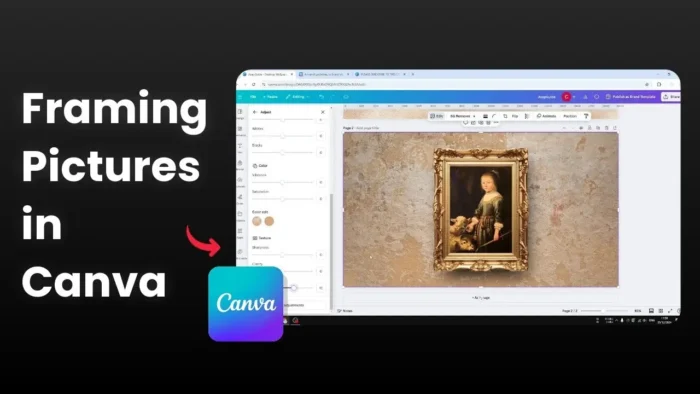 How to Put Pictures Inside Frames in Canva