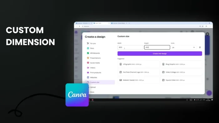 How to Create Custom Size Templates in Canva