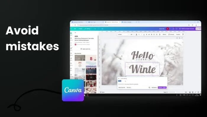 How to Fix Spelling Mistakes in Canva Without Built-in Spell Check
