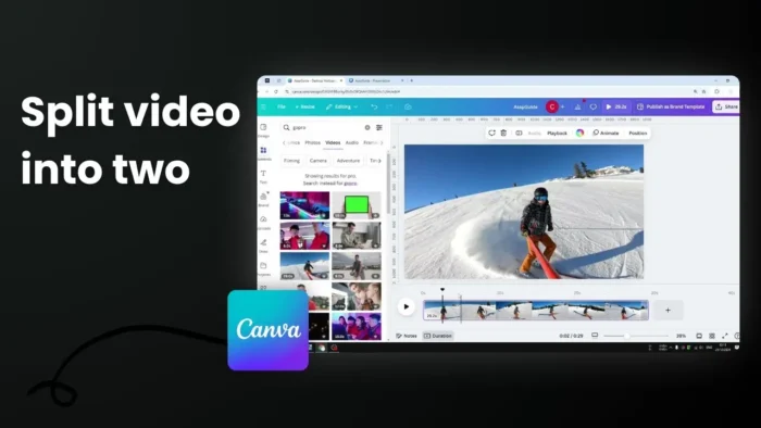 How to Split Videos in Canva Without Breaking a Sweat
