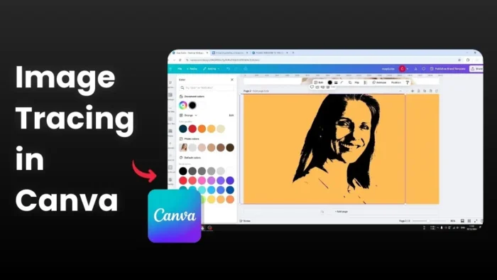 How to Create Traced Art From Photos in Canva