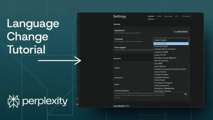 How to Change AI Language in Perplexity