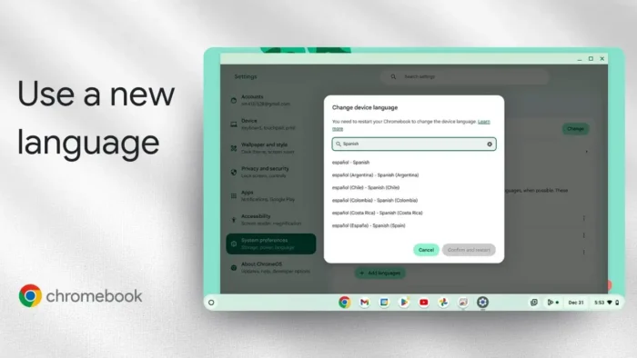 How to Change the Display Language on Chromebook