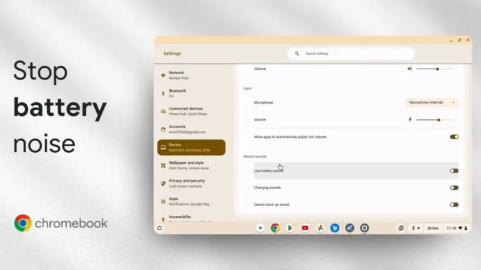 how to disable low battery sound in chromebook 1 - How to Disable Low Battery Sound on Chromebook 1