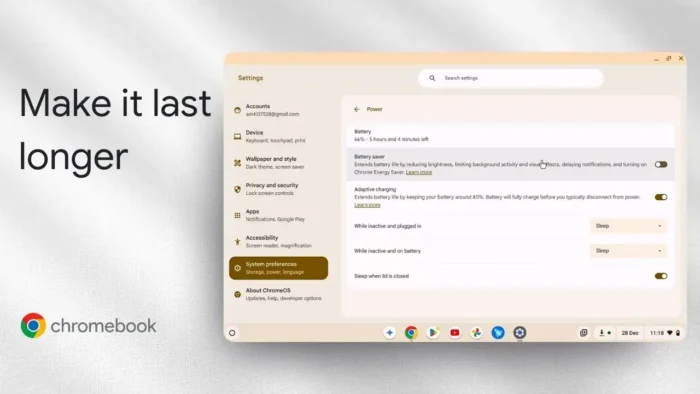 How to Enable Battery Saver on Chromebook for 2+ Hours More Juice