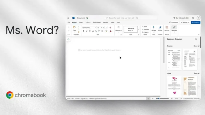 How to Get Microsoft Word on Your Chromebook