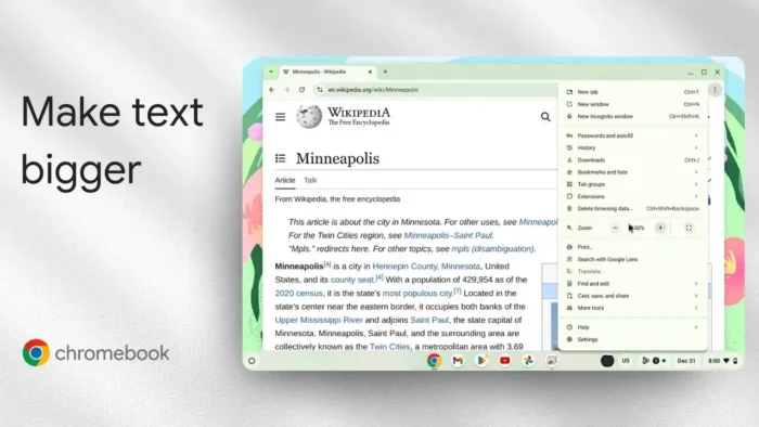 how to increase font size on chromebook - How to Increase Font Size on Chromebook 3