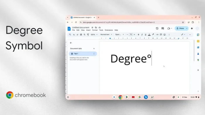 How to Make a Degree Symbol on Chromebook Without Any Hassle
