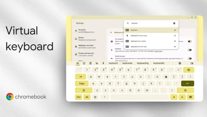How to Open On Screen Keyboard on Chromebook