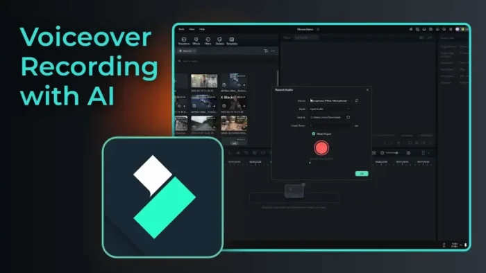 How to Record Your Own Voice in Filmora and Make It Sound Pro with AI