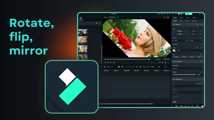 How to Rotate Flip or Mirror Video in Filmora