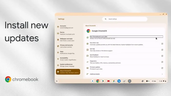 how to update google chrome browser on chromebook 1 - How to Update Google Chrome Browser on Chromebook 3
